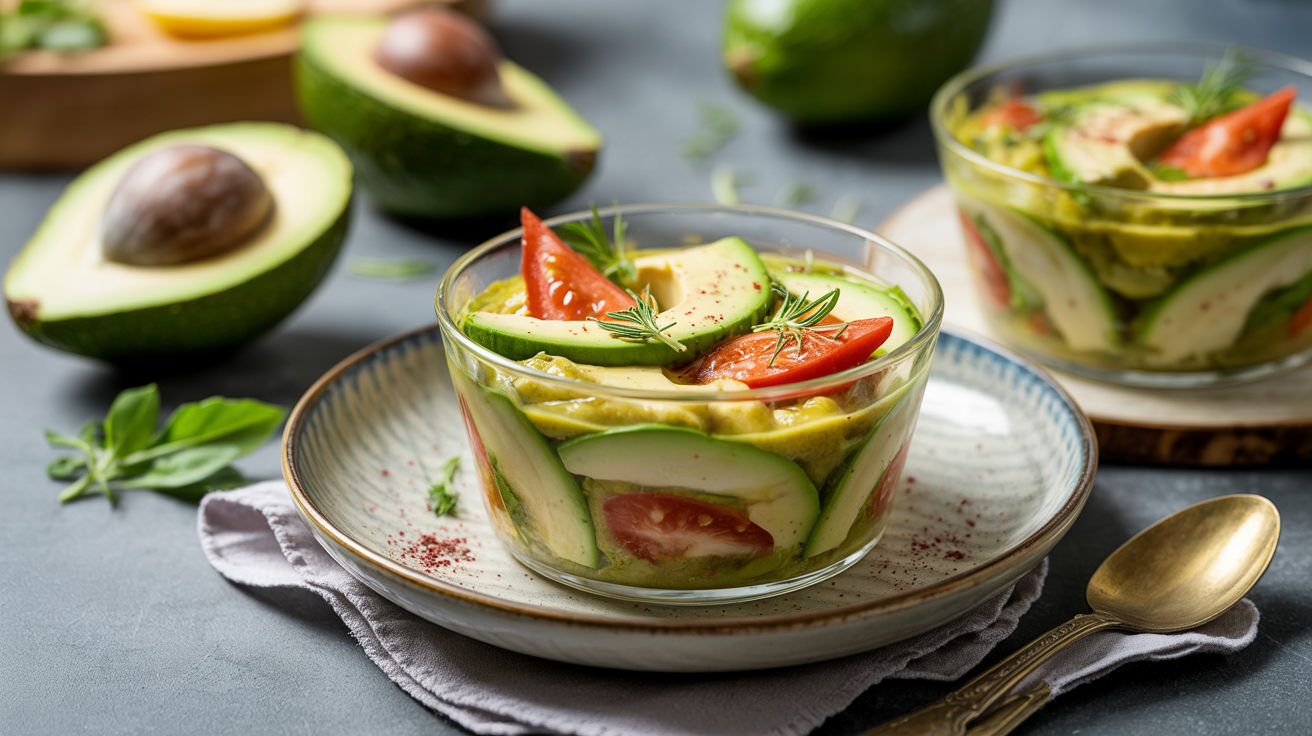 Recette de verrines avocat-crevettes : élégance et saveurs subtiles