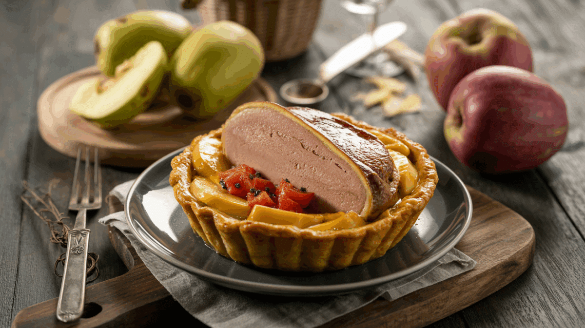 Tatin de foie gras & pommes : une recette festive – tatin de foie gras