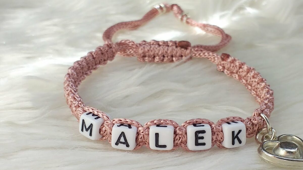Comment personnaliser des bracelets avec des prénoms