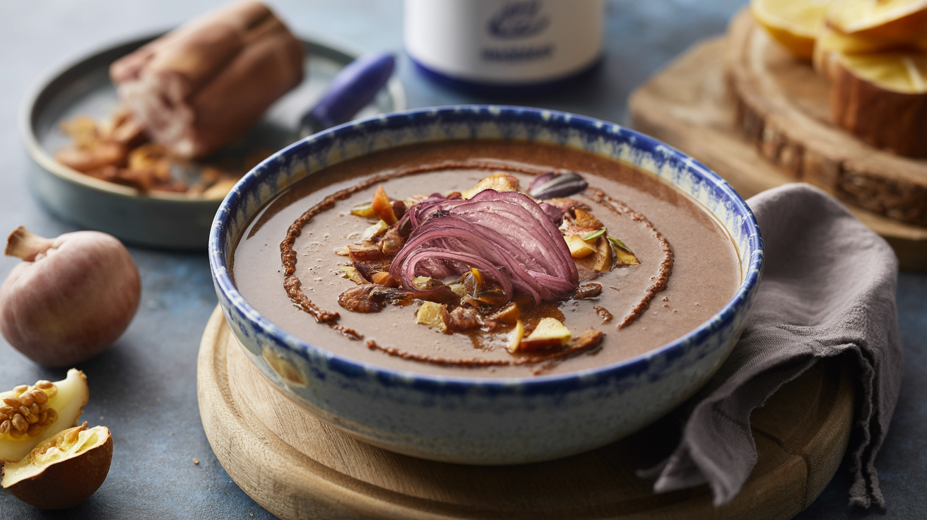 Velouté de marrons & lard croustillant : une recette d’hiver réconfortante