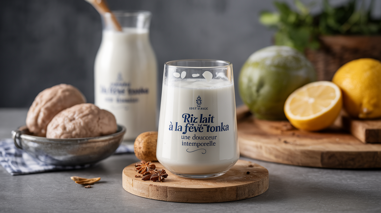Riz au lait à la fève tonka : une douceur intemporelle