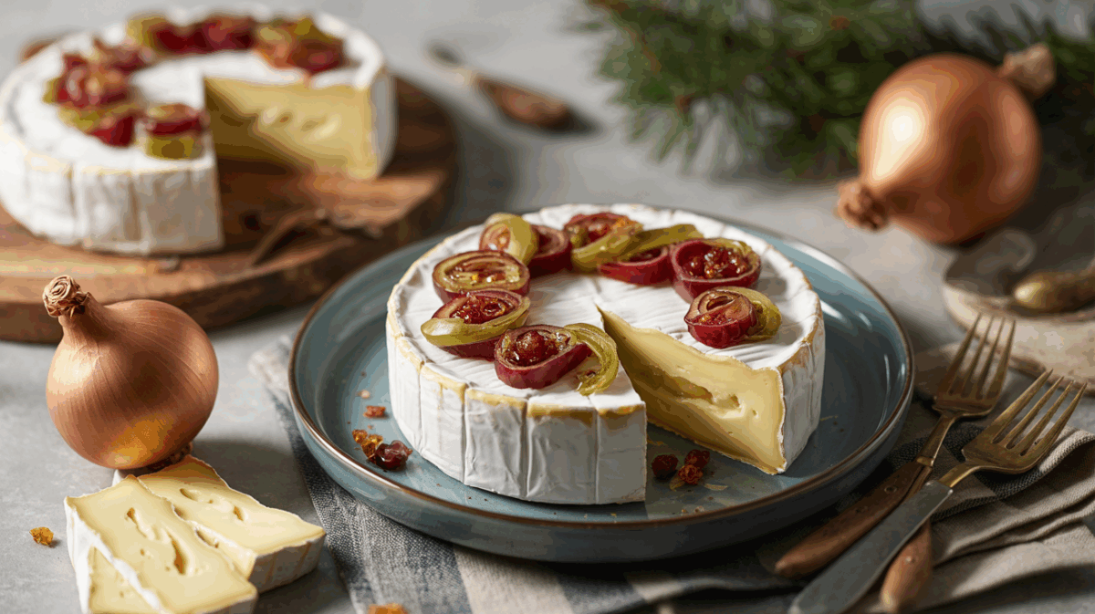Bouchées Festives : Brie & Confit d’Oignons pour un Noël Gourmand – bouchées festives